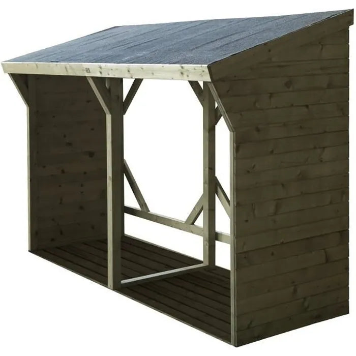 Brennholz-Unterstand Kiev, 4,5 Ster Braun